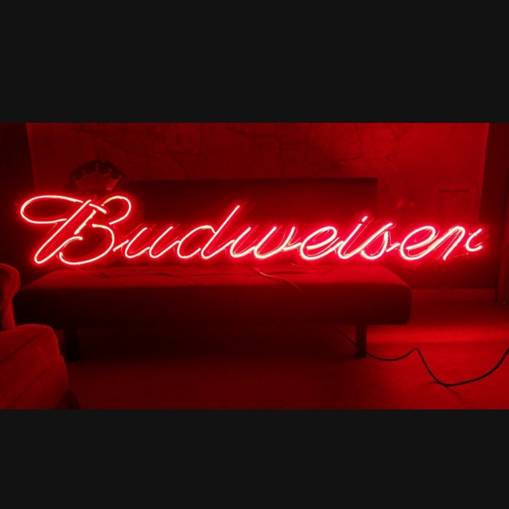 NEON LIGHT / SIGN of BUDWEISER %*#% RARE %#*%